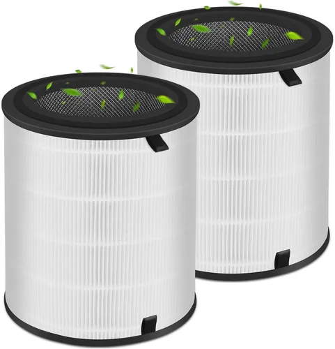 Lv-H133 - Filtro de repuesto solo compatible con filtro LEVOIT LV-H133, filtro medio eficiente y juego de filtros de carbón activado, LV-H133-RF,