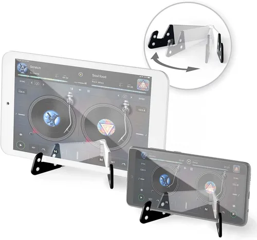 Miniatura 6 de Controladora inalámbrica Bluetooth de DJ Hercules DJControl Mix para smartphones (iOS y Android), aplicación dJay, 2 cubiertas, Blanca