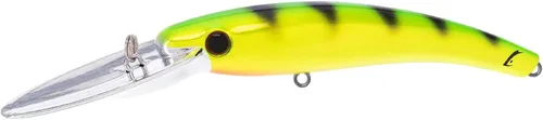 Miniatura 10 de Bill Lewis Pesca Lipless Realista Trolling Preciso Walleye Crankbait Lite con dos grandes Mustad Triple Grips BH Wonderbread en blanco