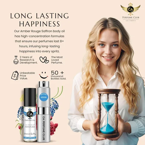 Miniatura 4 de CA Perfume Duo Impression of Aventura For Men Colonia Eau de Parfum + Fragancia Aceite Corporal Botella Roll-On Tamaño Viaje 0.27 Fl Oz + 0.33 Fl Oz