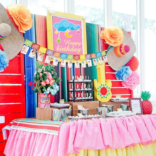 Miniatura 7 de Cartel de fotos de fiesta mexicana para el primer cumpleaños, papel picado UNO, cartel de fotos mexicanas para fiesta, pancarta mensual para bebé