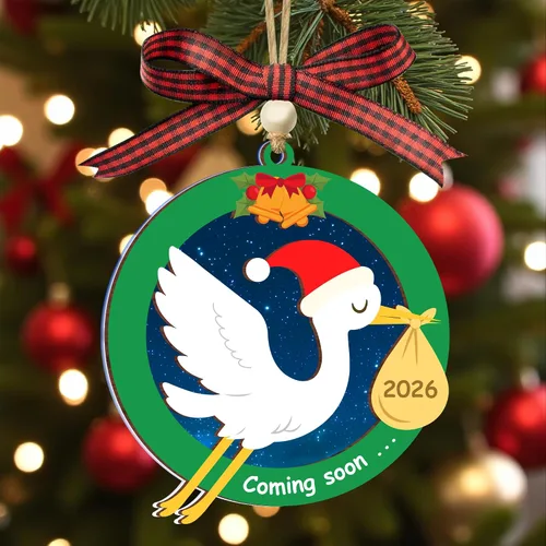 Miniatura 12 de Adornos de Navidad Familiares 2025, Nuestro Primer Adorno de Navidad como Familia de 3, Adorno de Árbol de Navidad, Adornos de Primer Navidad