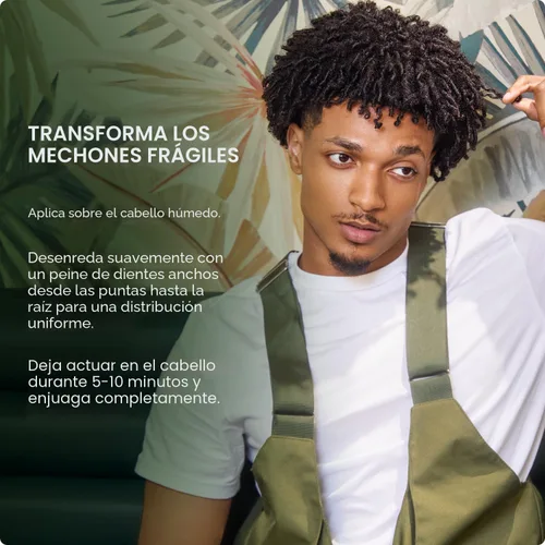 Miniatura 5 de Mielle Organics - Acondicionador capilar fortalecedor de romero y menta para mujeres y hombres - Acondicionador hidratante y desenredante infundido