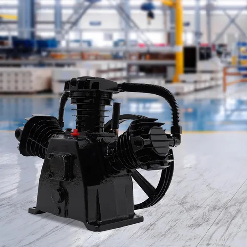 Miniatura 3 de Bomba de compresor de aire de servicio pesado 4-5HP, bomba de compresor de hierro fundido de 3 cilindros 10-12 CFM con filtros de aire triples