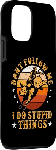 Miniatura 39 de Carcasa vintage para iPhone XS Max Don't Follow Me I Do Stupid Things