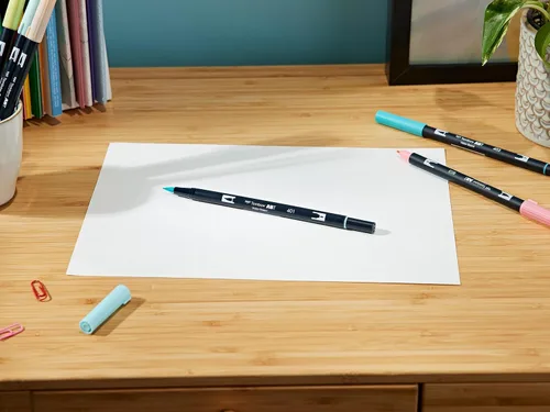 Miniatura 2 de Tombow ABT-6P-4 ABT - Bolígrafos de doble pincel, color caramelo (paquete de 6)