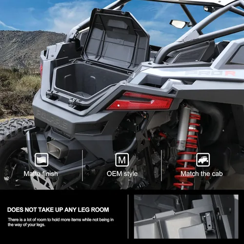 Miniatura 5 de KIWI MASTER 36 QT Caja de carga trasera para 2022-2026 Polaris RZR Pro R/ 4 Compartimento de almacenamiento trasero de accesorios 2884236