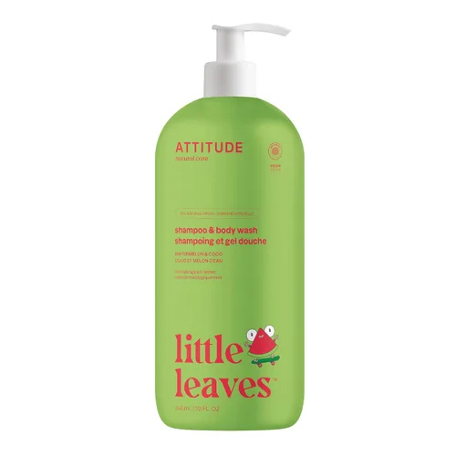 Miniatura 8 de ATTITUDE Champú y gel de baño para niños, limpiador de cabello y cuerpo verificado por EWG, jabón dermatológicamente probado, productos de baño a