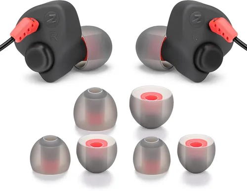 Zeadio Tapones para los oídos moldeados de silicona, cómodos filtros de percusión, protección auditiva para disparos, conciertos, trabajo y viajes