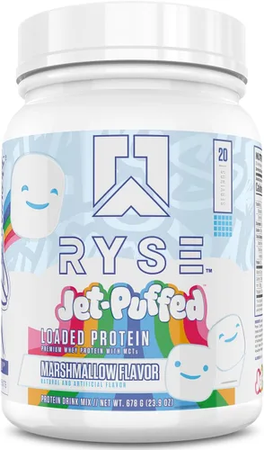 Miniatura 8 de Ryse - Proteína en polvo cargada, 0.88 onzas de aislado y concentrado de proteína de suero de leche, fibra prebiótica y MCT, baja en carbohidratos