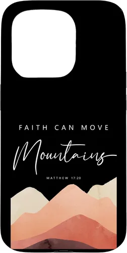 Miniatura 14 de iPhone 12/12 Pro Faith Can Move Mountains - Funda cristiana inspiradora Mateo 17 20