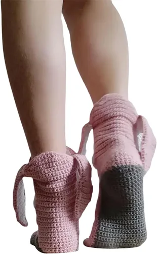 Miniatura 2 de Calcetines divertidos de animales para niños y adultos, calcetines de punto de tiburón de dibujos animados, calcetines de piso de animales