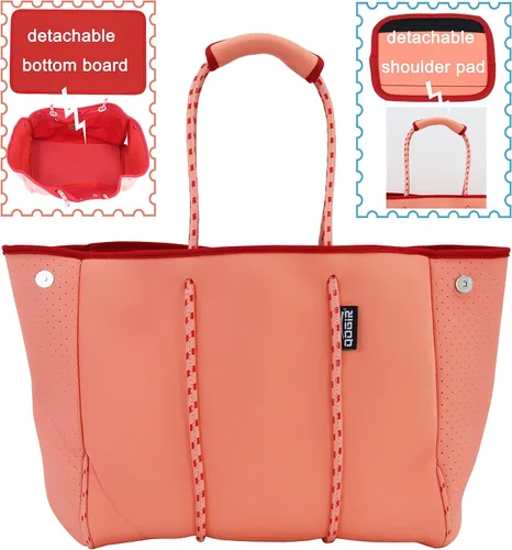 Miniatura 2 de QOGiR Bolsa de playa multiusos de neopreno con bolsillo interior con cierre de cremallera
