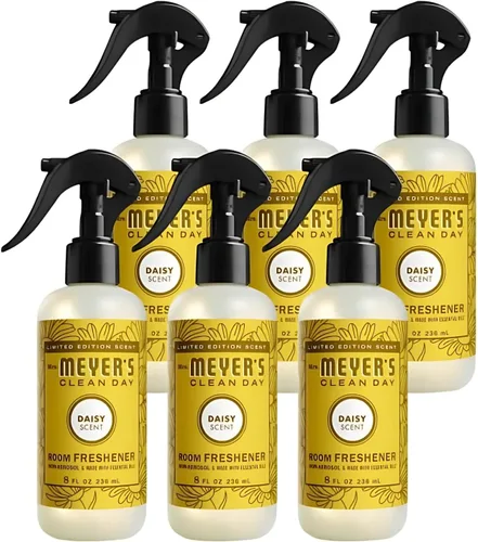 Miniatura 19 de Mrs. Meyer's Clean Day - Ambientador en espray, atomizador sin aerosol infundido con aceites esenciales, albahaca, 8 onzas líquidas