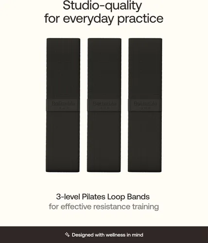 Miniatura 2 de BetterMe Bandas de Pilates - Juego de bandas de resistencia para mujer - Bandas elásticas de entrenamiento para glúteos, piernas y núcleo - Bandas
