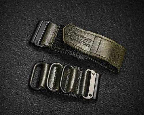 Miniatura 8 de Compatible With Garmin Watch Band, Leather Watch Band Sports Strap For Green