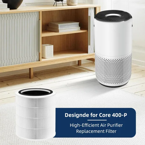 Miniatura 4 de Filtro de repuesto Core 400S para LEVOIT Core 400S y Core400S-P/Core 400S-rf Purificador de aire inteligente WiFi, 3-en-1 H13 True HEPA con carbón
