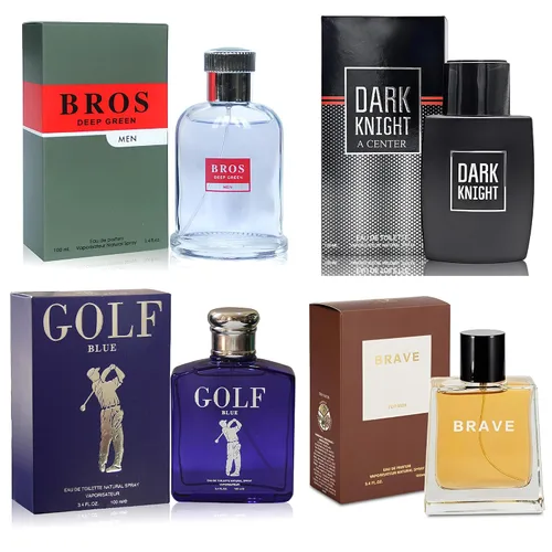 Miniatura 26 de AFLUXE Colonia para hombre Set 4 conjuntos combinados (717SexyM/BlueD Paris/AQUA CEO/Versátil) Eau De Parfume/Toilette Spray Natural cada 100ML