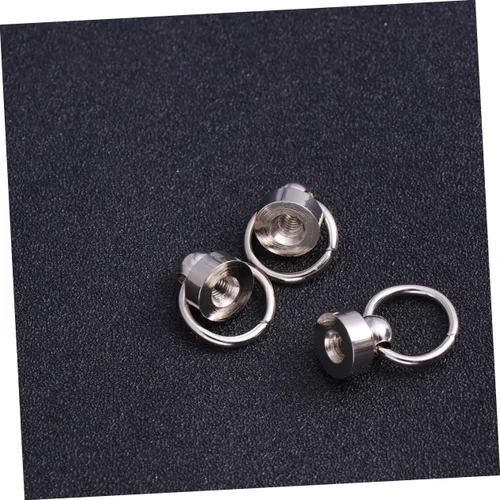 Miniatura 9 de EXCEART Juego de remaches de cabeza redonda para tornillos de latón, mini pernos para proyectos decorativos, 30 unidades*3