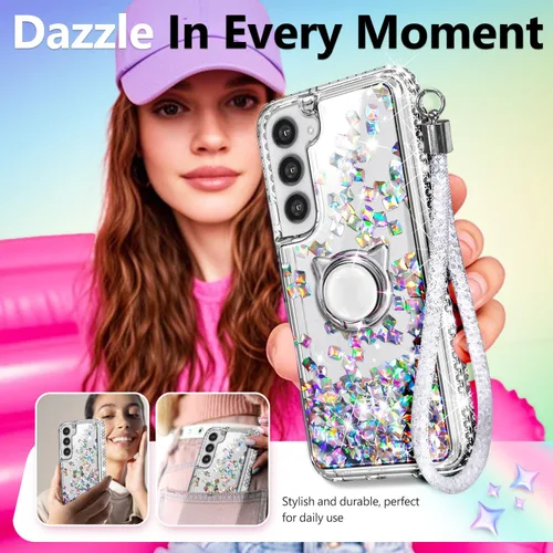 Miniatura 7 de NGB Supremacy Funda compatible con Samsung Galaxy S22 Plus (5G de 6.6 pulgadas) con protector de pantalla (cobertura máxima, TPU flexible), soporte