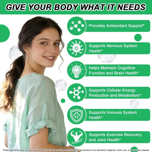 Miniatura 3 de Gotas líquidas de ácido alfa lipoico, suplemento ALA Ácido alfa lipoico 600 mg para antioxidantes, apoyo del metabolismo nervioso y energético