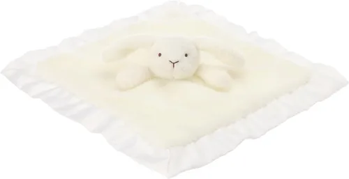 Miniatura 4 de Apricot Lamb Manta de seguridad suave de animales de peluche, conejo blanco, manta de personaje para guardería, manta de lujo para acurrucarse