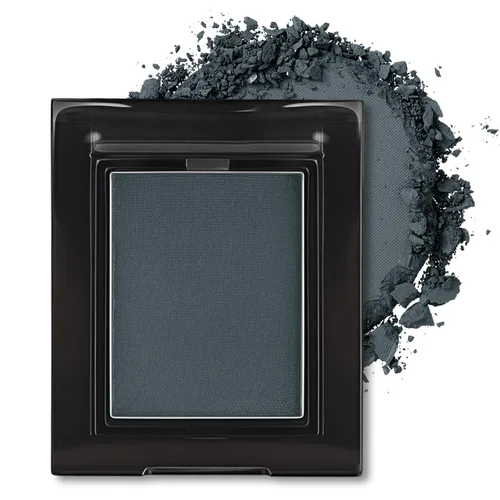 Miniatura 38 de Erinde Sombra de Ojos Negra, Sombra de Ojos Mate en Polvo Compacto, Maquillaje de Párpado de Tono Mate para Mujeres, Alta Pigmentación, Larga 01#