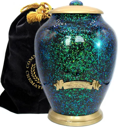 Miniatura 36 de Commemorative Cremation Urns for Human Ashes Adulto Hombre y Mujer – Urnas de cremación personalizadas decorativas bellamente hechas a mano