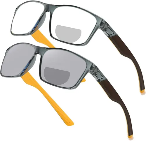 Miniatura 8 de Gafas de lectura bifocales fotocromáticas de transición para hombres y mujeres Deportes resbiopic conducción ciclismo lectores gafas de sol