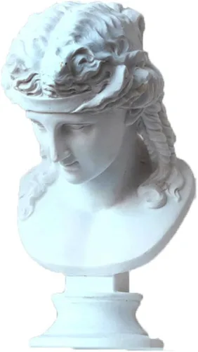 Miniatura 14 de Escultura de figura clásica decorativa de yeso, resina como modelo de pintura para artistas, busto, Venus, Apollo-David David escultura - 11.8 in