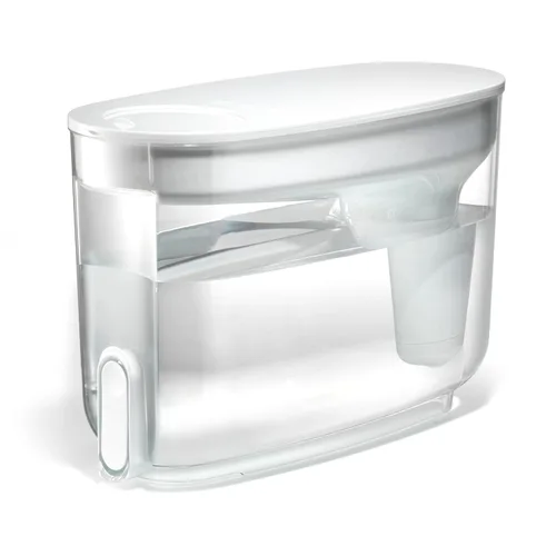 LifeStraw Home - Dispensador de filtro de agua, 18 tazas, plástico sin BPA, probado para proteger contra bacterias, parásitos, micro-plásticos,