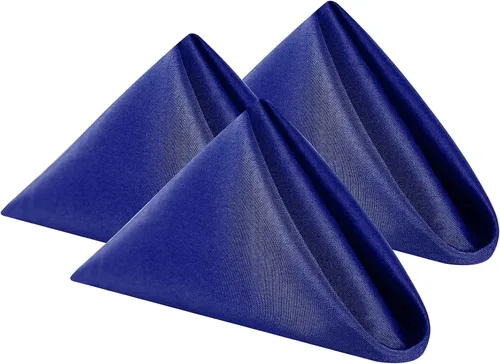 Miniatura 24 de Cupuamon Servilletas de Tela 20x20 pulgadas de Poliéster Lavables Servilletas de Cena Suaves Servilletas de Mesa para Bodas Fiestas Cenas Banquetes