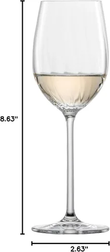 Miniatura 11 de Zwiesel Glas Tritan Prizma Collection Riesling Copa de vino blanco, 10 onzas, juego de 6