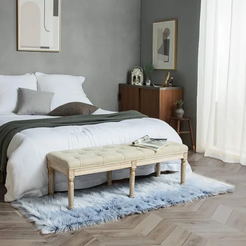 Miniatura 145 de Ashler Home Deco - Tapete de pelo sintético de oveja, mullido, suave, de 2 x 3 pies, lavable a máquina, dormitorio, habitación de los niños, sala