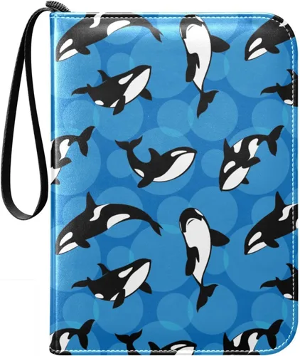 Miniatura 36 de Carpeta bohemia para tarjetas de mariposa y luna, con 400 bolsillos, 50 páginas extraíbles, 3 anillos, 4 bolsillos para tarjetas de juego, TCG