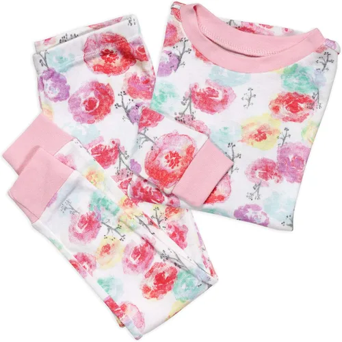 Miniatura 3 de HonestBaby Multipack 2-Piece Pajamas Sleepwear Pjs 100% Organic Cotton for Infant Baby and Toddler Girls