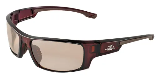Miniatura 11 de Bullhead Safety Dorado - Lentes de seguridad con doble lente, ANSI Z87+, lentes de luz azul con protección contra la luz UV y revestimiento marco