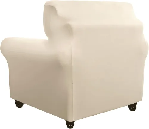 Miniatura 9 de SearchI Funda elástica para sofá, funda para sillón de 2 piezas con funda de cojín separada para silla, protector de muebles lavable para sala