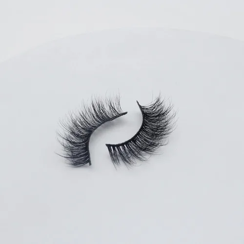 Miniatura 6 de Mebver Pestañas postizas de ojo de gato, pestañas de imitación de visón, aspecto natural, pestañas 8D esponjosas que parecen extensiones Postizas