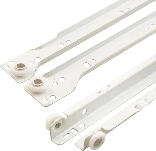Kit de deslizamiento de cajón Prime-Line R 7211 – Reemplaza el hardware de la pista del cajón – Diseño de cierre automático – Se adapta a la mayoría