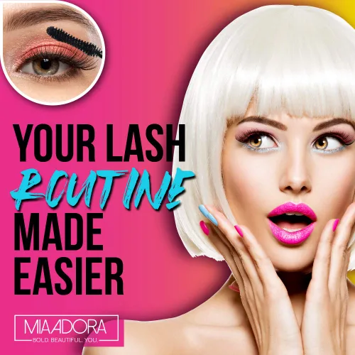 Miniatura 4 de Mascara de pestañas de fibra 3D Mia Adora, fórmula de alta calidad, con ingredientes de alta calidad, hipoalergénicos, naturales y no tóxicos. ebook
