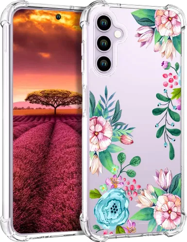 Miniatura 52 de Compatible con Samsung Galaxy S23 - Funda transparente para mujeres y niñas, diseño transparente (formas geométricas de arte abstracto)