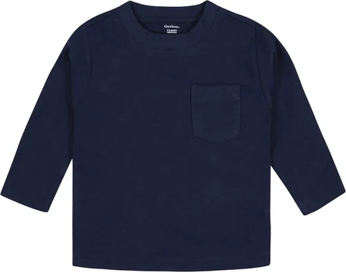 Miniatura 3 de Gerber Baby Boys' Toddler 3-Pack Long Sleeve Pocket Tees