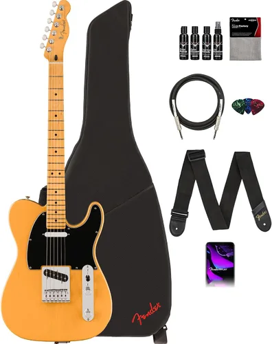 Miniatura 26 de Fender Player II Modified Telecaster - Paquete de ráfaga de 3 tonos con estuche, correa, cable, juego de púas de 3 piezas y kit de limpieza