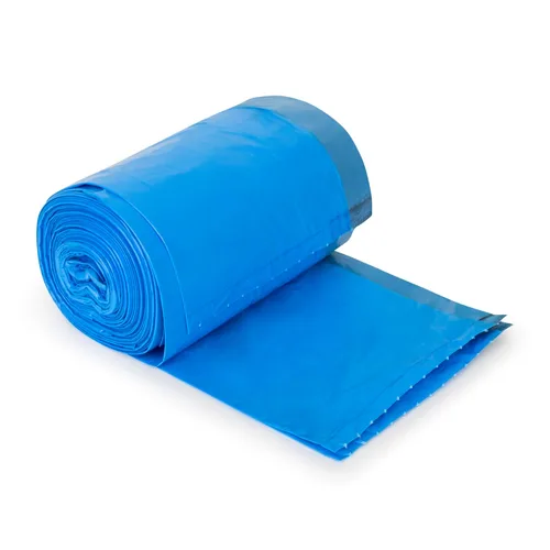 Miniatura 3 de Plasticplace Bolsas de basura de ajuste personalizado, compatibles con simplehuman Code K (100 unidades) con cordón azul tintado de 10 galones / 38