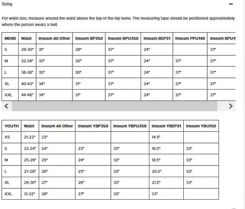 Miniatura 6 de Rawlings PRO 150 Series GamePractice Baseball Pant Adult Solid Color Knicker Fit