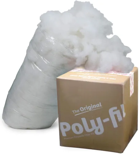 Fairfield The Original Poly-Fil, relleno de fibra de poliéster de alta calidad, relleno de almohada suave, relleno para animales de peluche,