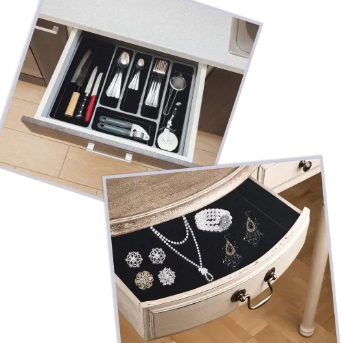 Miniatura 6 de Caydo Rollo de fieltro adhesivo extra grande de 78.7 x 17.7 pulgadas, con parte trasera negra, rollo de fieltro adhesivo para proyectos