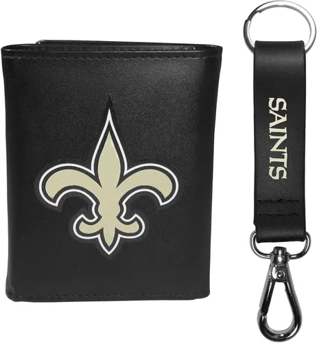 Miniatura 9 de Siskiyou Sports NFL unisex Tri-fold Wallet & Strap Key Chain