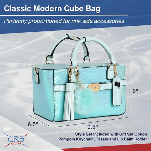 Miniatura 109 de CRS Cross Rink Side Tote. Ice Skating Accessory Bag-Figure Skating, Roller, Inline Skaters, Dance, Cheer.Organizes Guards Water Bottle Phone